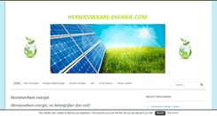 Desktop Screenshot of hernieuwbare-energie.com