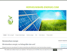 Tablet Screenshot of hernieuwbare-energie.com